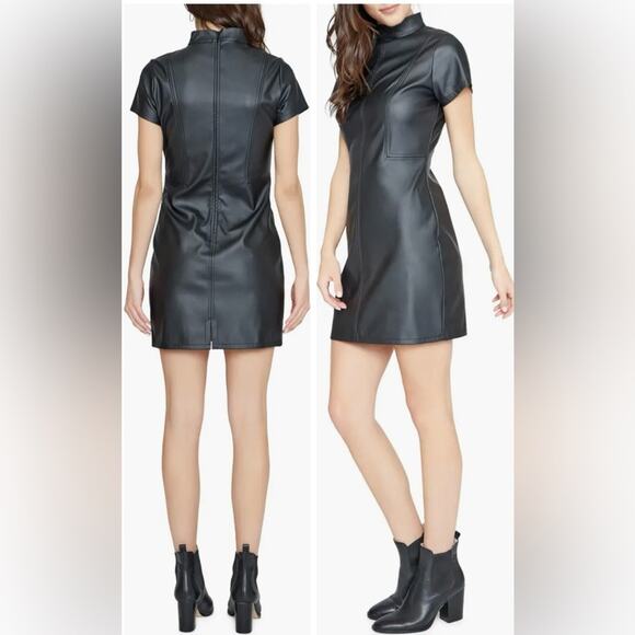 Lost + Wander | Wildest Dreamer Faux Leather Dress - Picture 2 of 9